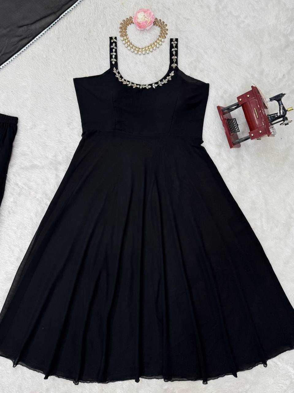 Ynf Faux Georgette RIN162 5889 Suits & Dresses Western Wears Wedding Collections Wholesale Palazzo Suit Georgette Suit Party wear suits Manufacturer