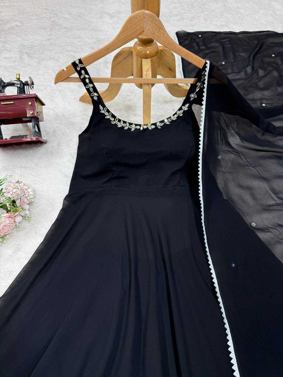 Ynf Faux Georgette RIN162 5889 Suits & Dresses Western Wears Wedding Collections Wholesale Palazzo Suit Georgette Suit Party wear suits Manufacturer