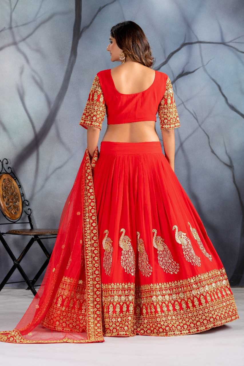 Ynf Faux Georgette RIN197 2979 Lehengas Wholesale Designer Lehenga Fancy Lehenga Bridal Lehenga Manufacturer