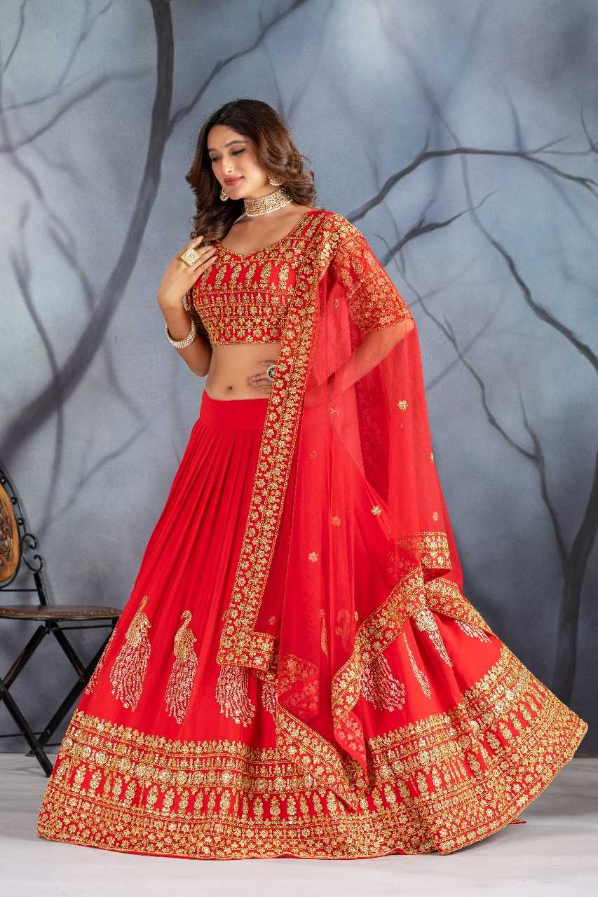 Ynf Faux Georgette RIN197 2979 Lehengas Wholesale Designer Lehenga Fancy Lehenga Bridal Lehenga Manufacturer