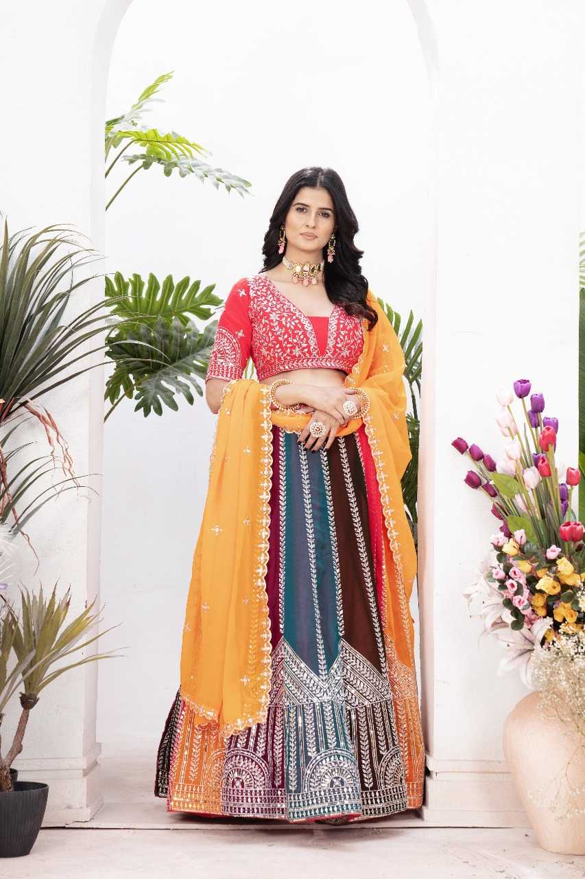 Ynf Faux Georgette RIN197 3001 Lehengas Wholesale Designer Lehenga Bridal Lehenga Wedding Lehenga Manufacturer