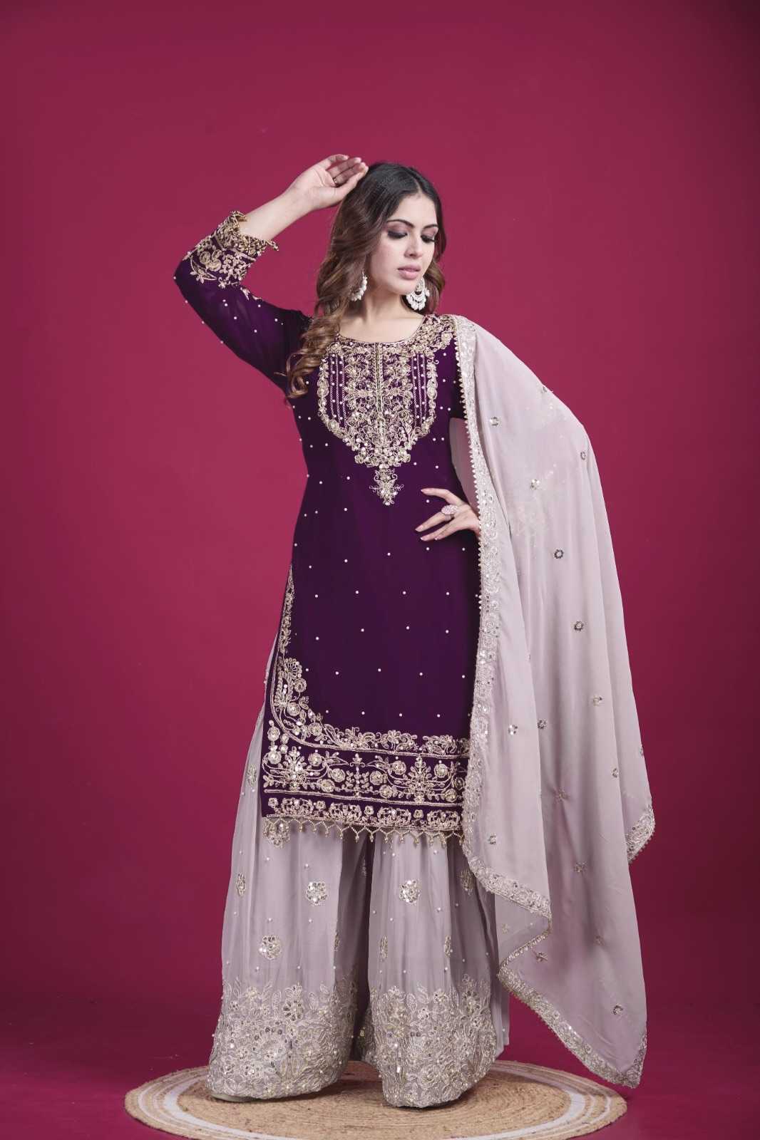 Ynf Faux Georgette RIN197 4716 Suits & Dresses Wholesale Embroidery Suits Bridal Suits Designer Suits Manufacturer