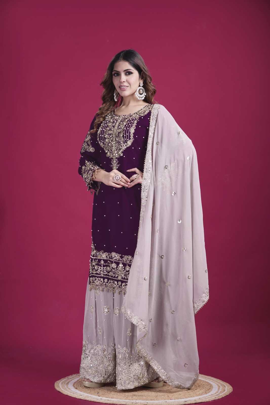 Ynf Faux Georgette RIN197 4716 Suits & Dresses Wholesale Embroidery Suits Bridal Suits Designer Suits Manufacturer