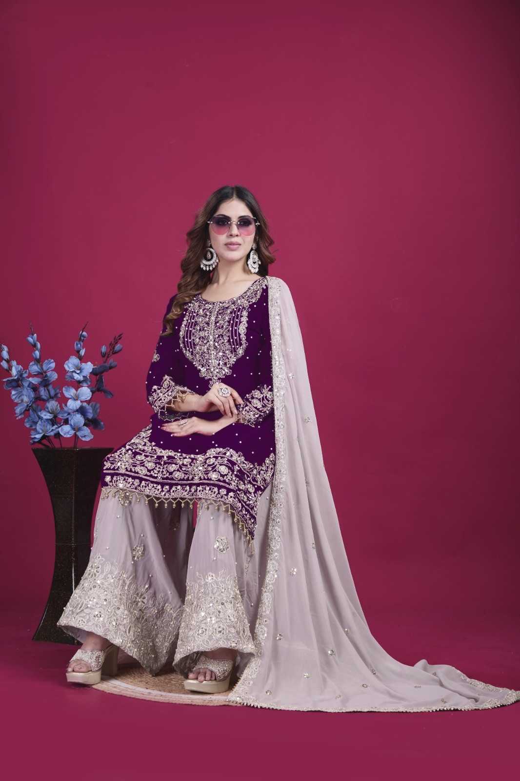 Ynf Faux Georgette RIN197 4716 Suits & Dresses Wholesale Embroidery Suits Bridal Suits Designer Suits Manufacturer