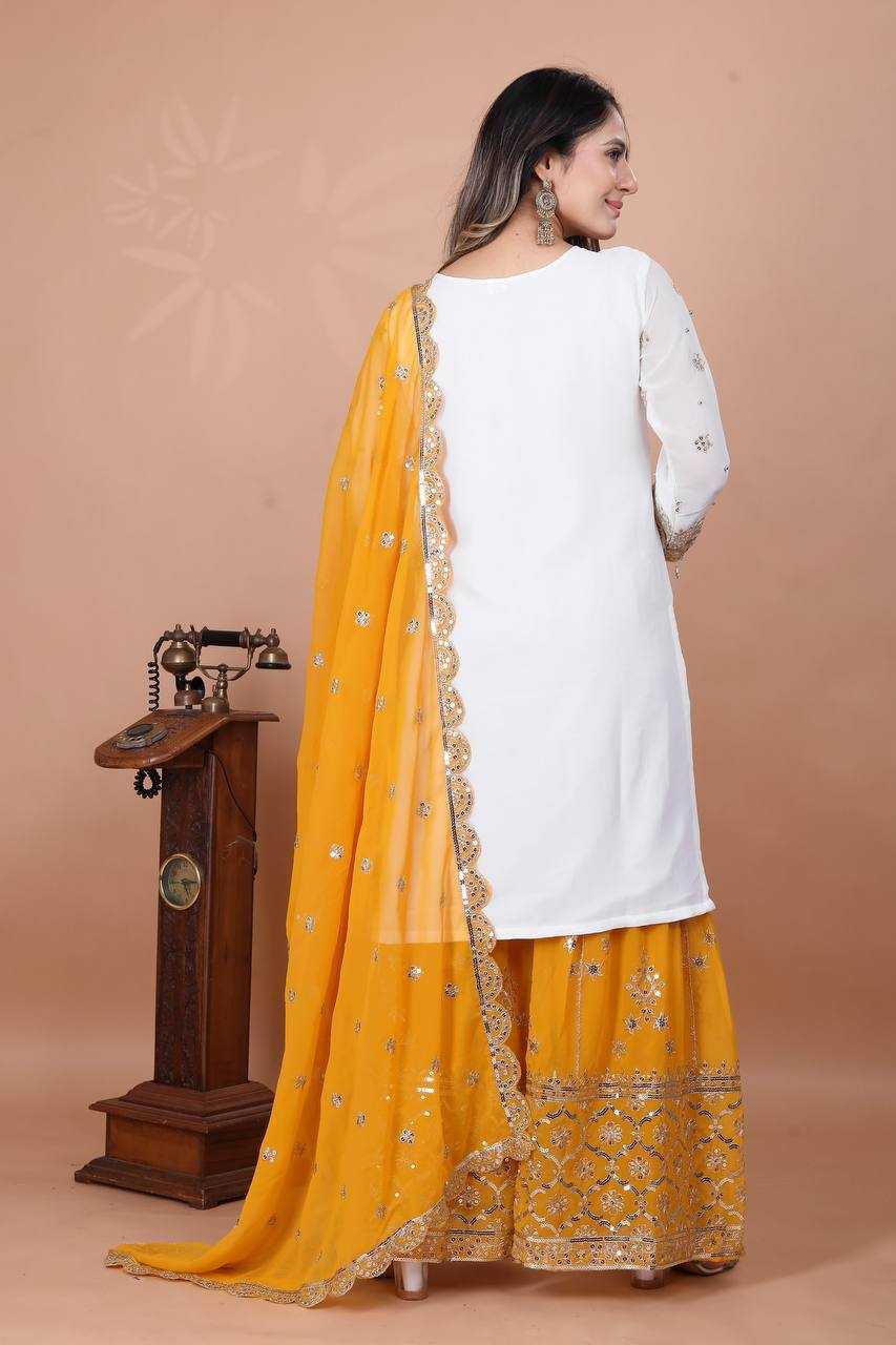 Ynf Faux Georgette RIN197 4764 Suits & Dresses Wholesale Embroidery Suits Palazzo Suit Designer Suits Manufacturer