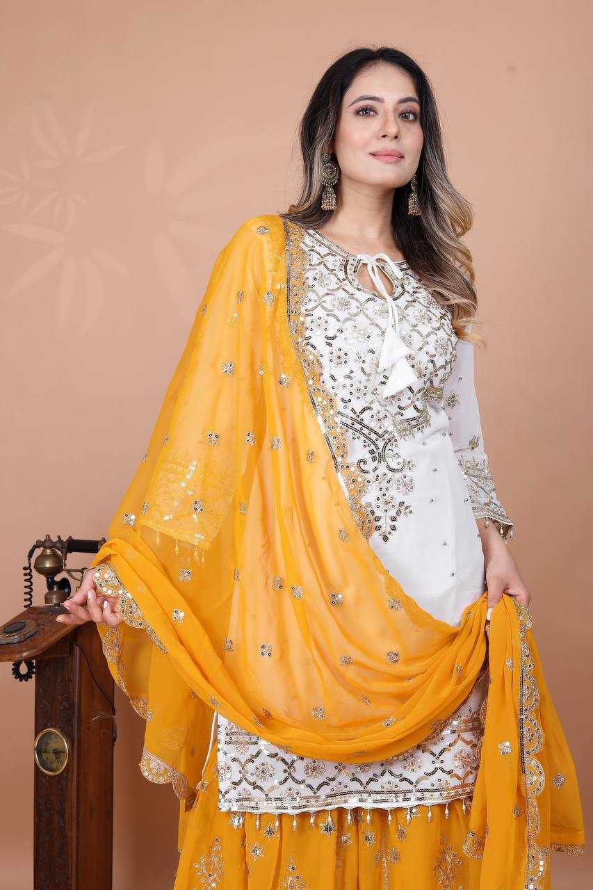 Ynf Faux Georgette RIN197 4764 Suits & Dresses Wholesale Embroidery Suits Palazzo Suit Designer Suits Manufacturer