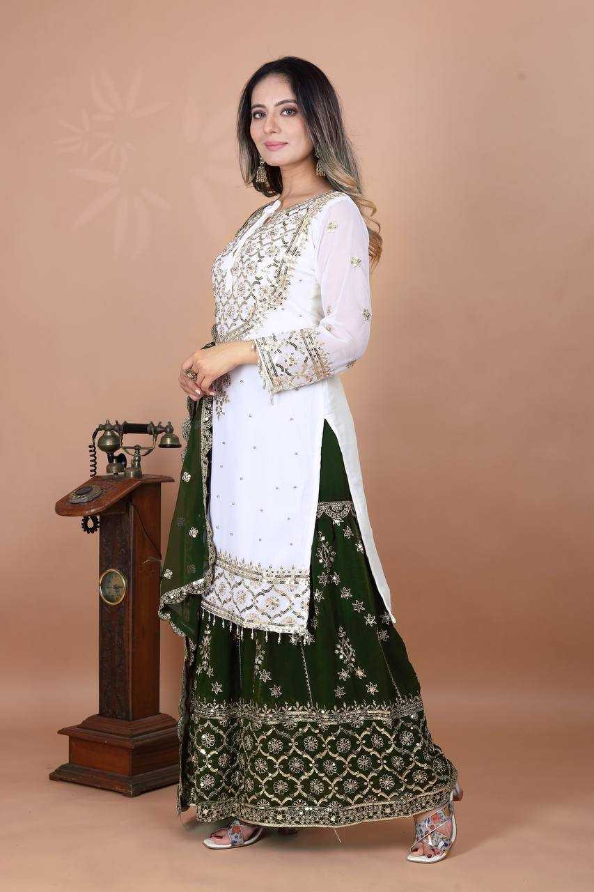 Ynf Faux Georgette RIN197 4764 Suits & Dresses Wholesale Embroidery Suits Palazzo Suit Designer Suits Manufacturer
