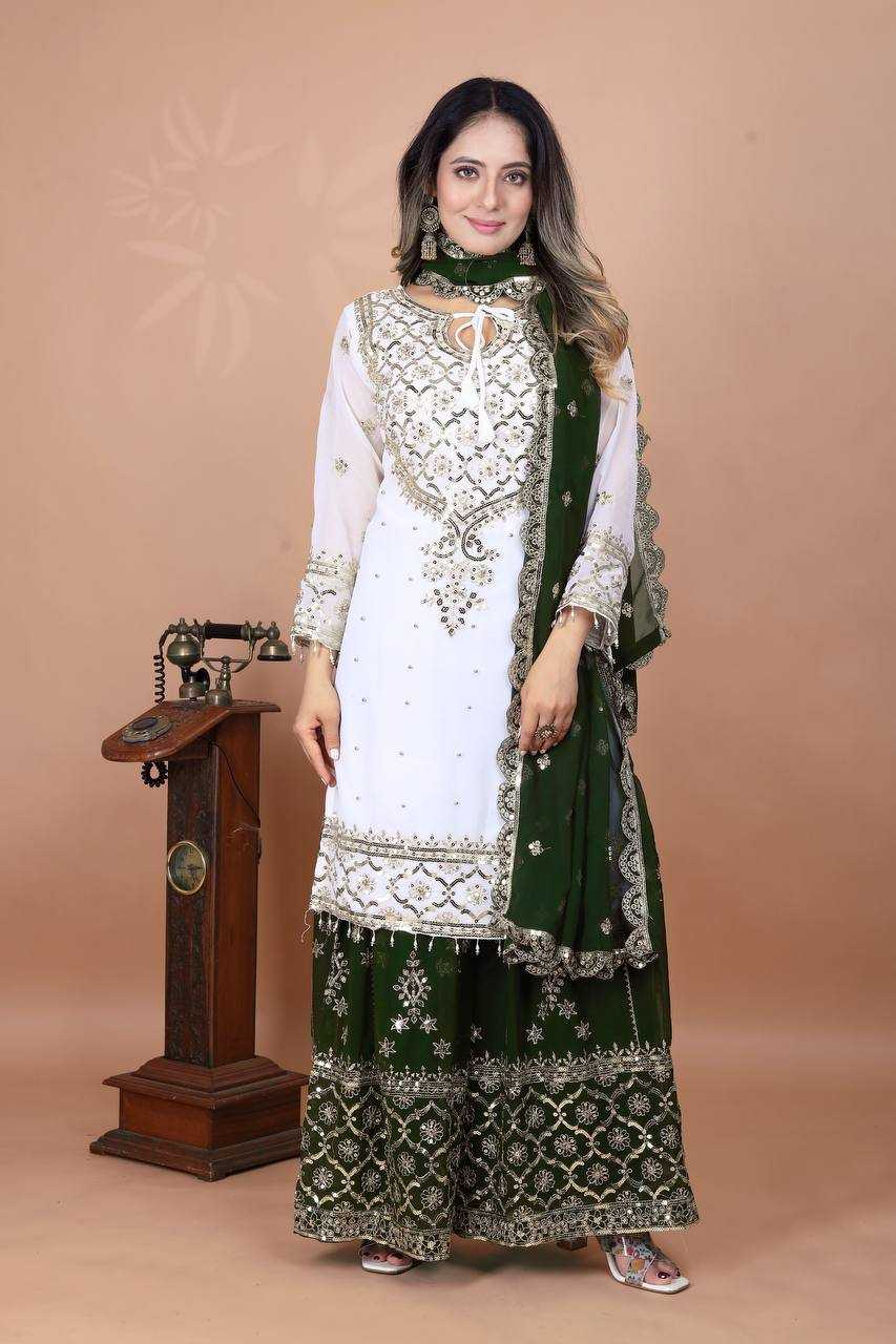 Ynf Faux Georgette RIN197 4764 Suits & Dresses Wholesale Embroidery Suits Palazzo Suit Designer Suits Manufacturer