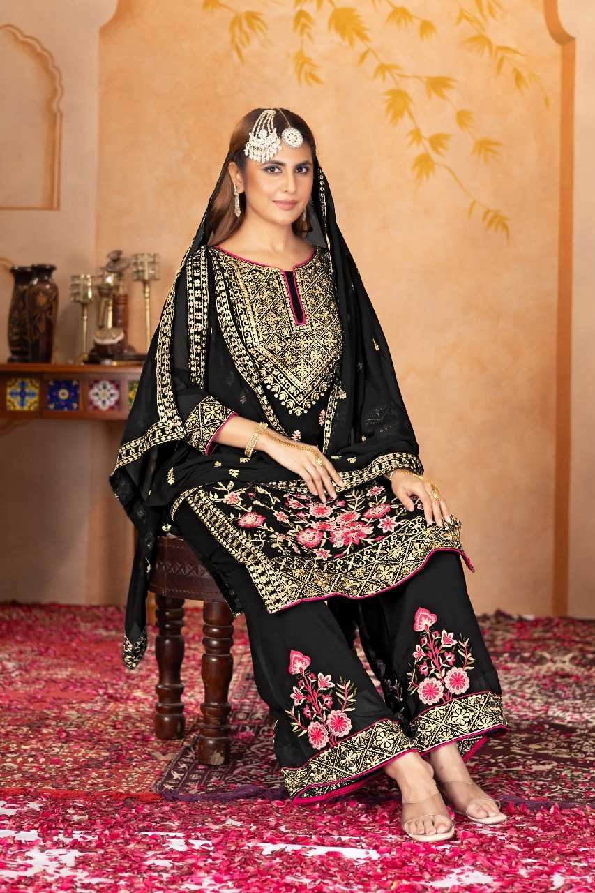 Ynf Faux Georgette RIN197 4766 Suits & Dresses Wholesale Embroidery Suits Party wear suits Designer Suits Manufacturer