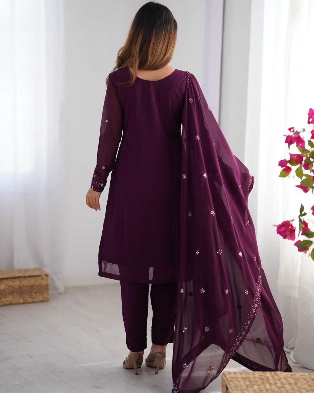 Ynf Faux Georgette RIN197 4813 Suits & Dresses Wholesale Party wear suits Bridal Suits Designer Suits Manufacturer