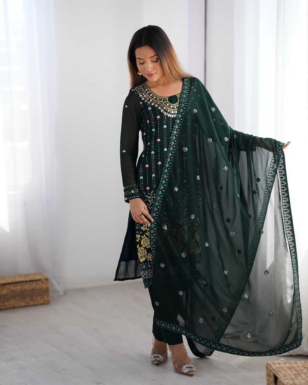 Ynf Faux Georgette RIN197 4813 Suits & Dresses Wholesale Party wear suits Bridal Suits Designer Suits Manufacturer
