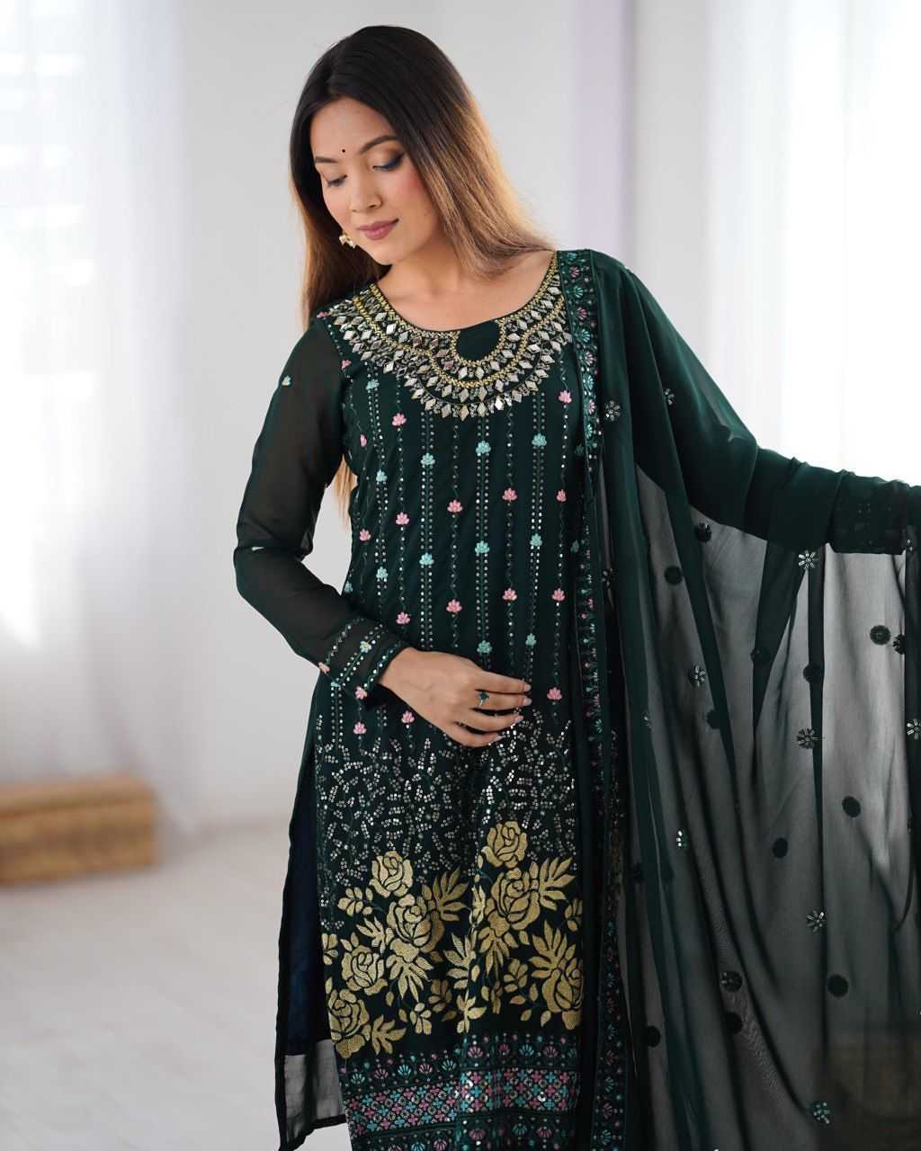 Ynf Faux Georgette RIN197 4813 Suits & Dresses Wholesale Party wear suits Bridal Suits Designer Suits Manufacturer