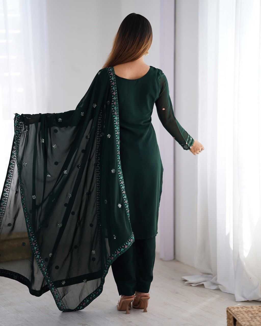 Ynf Faux Georgette RIN197 4813 Suits & Dresses Wholesale Party wear suits Bridal Suits Designer Suits Manufacturer