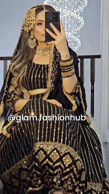 Ynf Faux Georgette RIN222 FOUX Gowns Wedding Collections Wholesale Embroidery Gowns Georgette Gown Party Wear Gowns Manufacturer