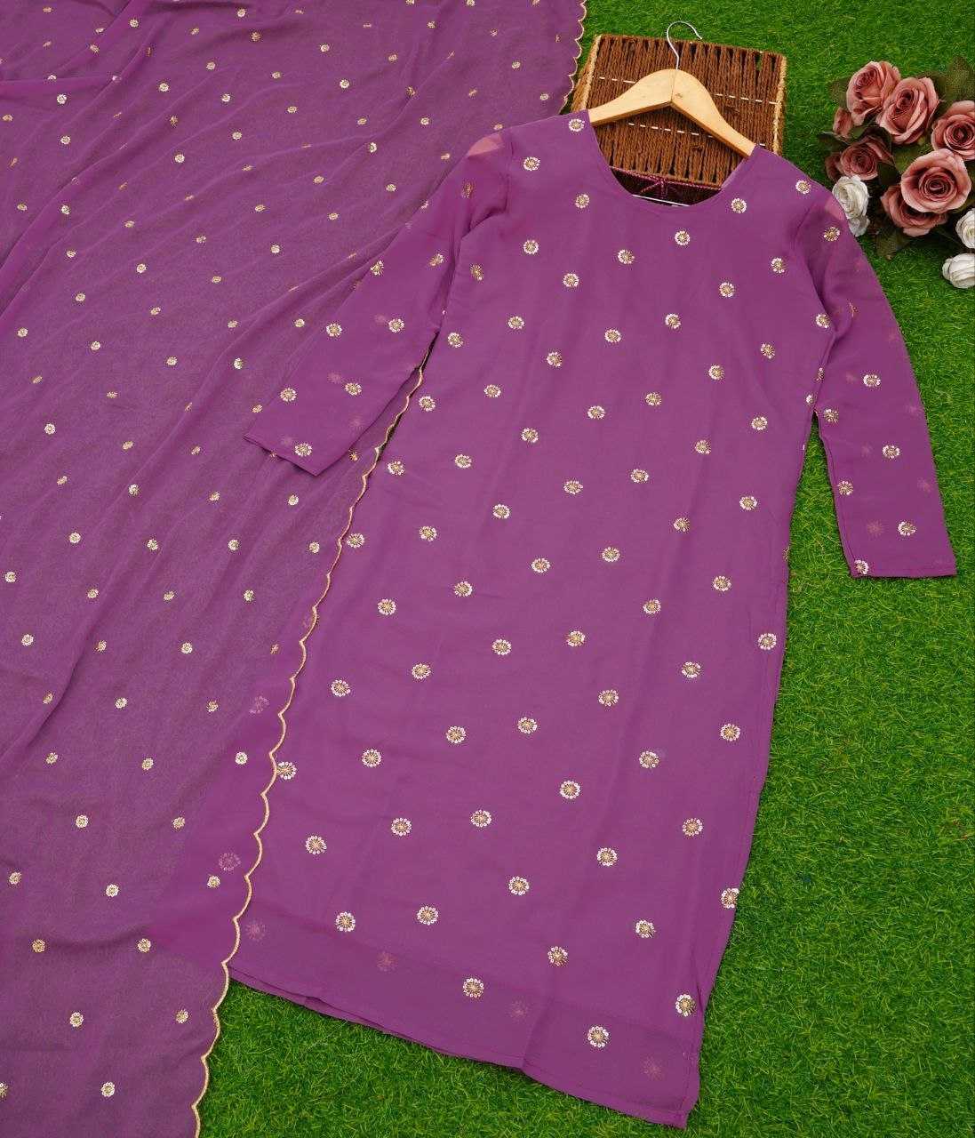 Ynf Faux Georgette RIN226 MICRO Kurti Wholesale Fancy Kurti Embroidered Kurtis Manufacturer