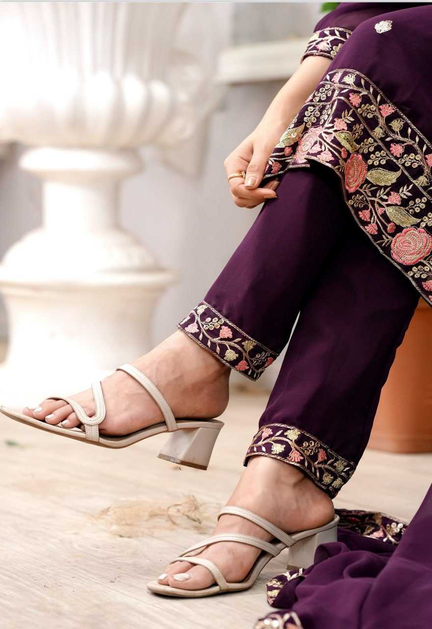 Ynf Faux Georgette RIN232 77 Suits & Dresses Wholesale Embroidery Suits Designer Suits Manufacturer