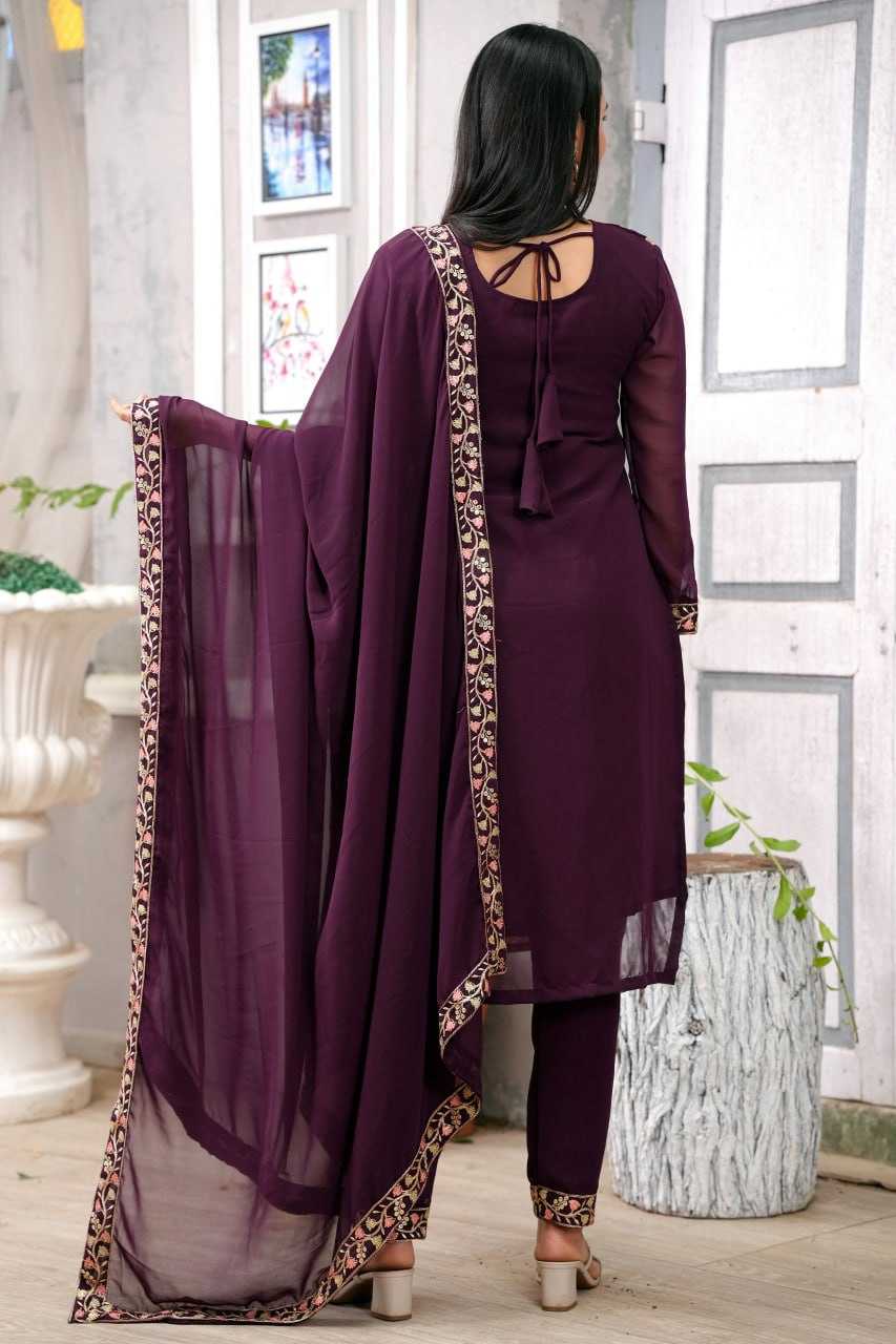Ynf Faux Georgette RIN232 77 Suits & Dresses Wholesale Embroidery Suits Designer Suits Manufacturer
