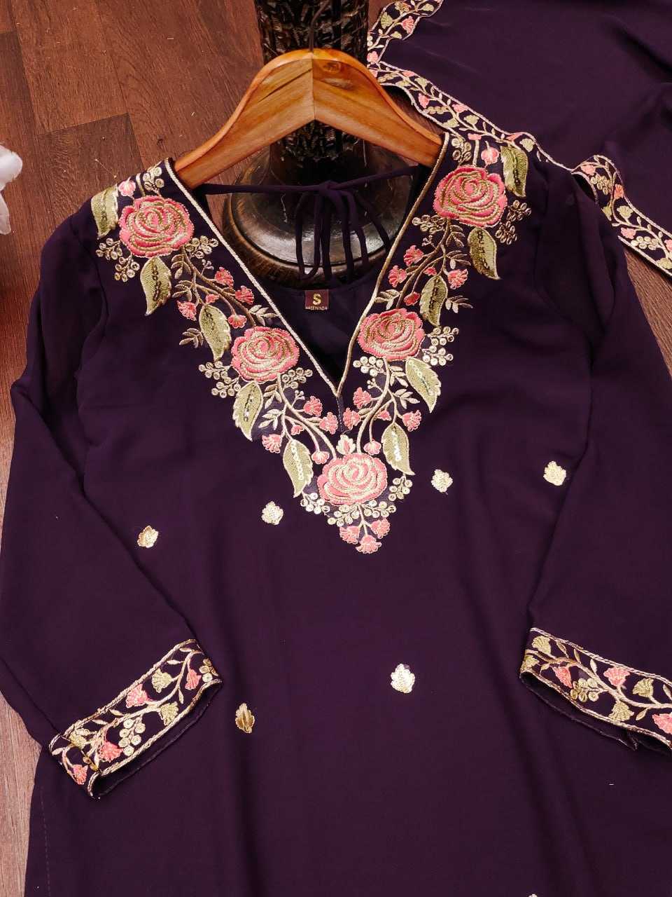 Ynf Faux Georgette RIN232 77 Suits & Dresses Wholesale Embroidery Suits Designer Suits Manufacturer