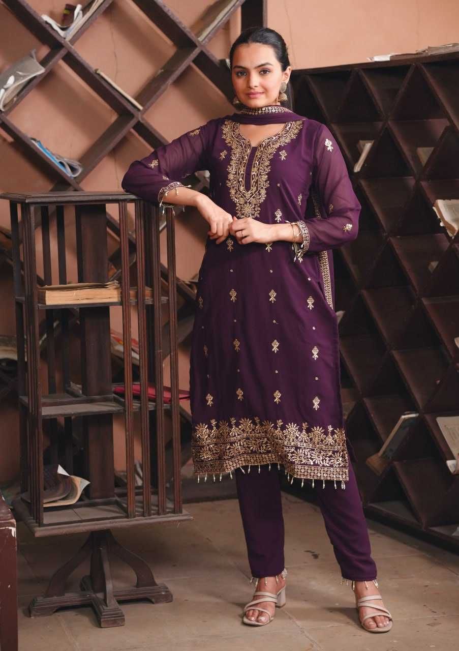 Ynf Faux Georgette RIN232 80 Suits & Dresses Wholesale Embroidery Suits Designer Suits Manufacturer