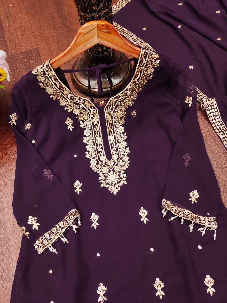 Ynf Faux Georgette RIN232 80 Suits & Dresses Wholesale Embroidery Suits Designer Suits Manufacturer