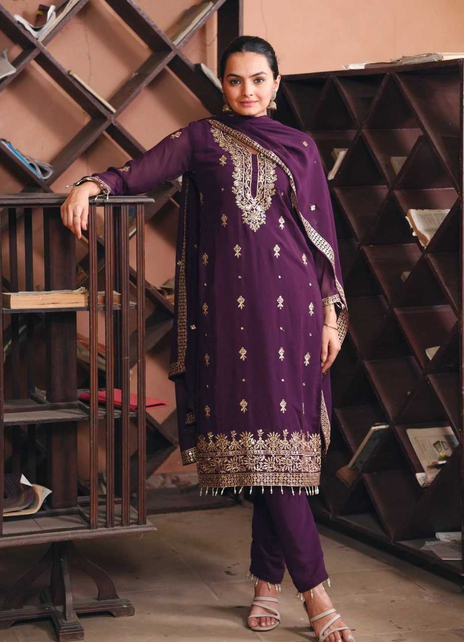 Ynf Faux Georgette RIN232 80 Suits & Dresses Wholesale Embroidery Suits Designer Suits Manufacturer