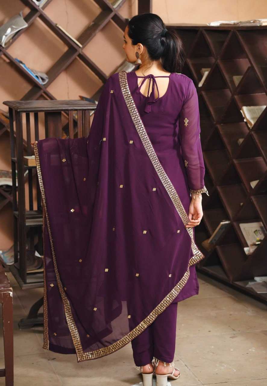 Ynf Faux Georgette RIN232 80 Suits & Dresses Wholesale Embroidery Suits Designer Suits Manufacturer