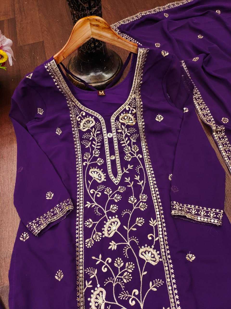 Ynf Faux Georgette RIN232 82 Suits & Dresses Wholesale Sharara Salwar Suits Designer Suits Manufacturer