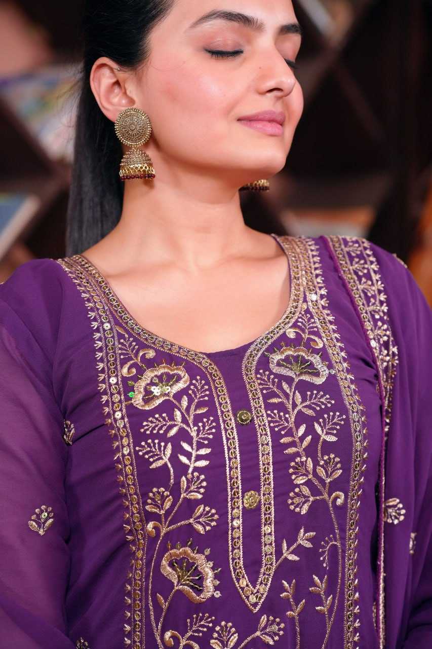 Ynf Faux Georgette RIN232 82 Suits & Dresses Wholesale Sharara Salwar Suits Designer Suits Manufacturer