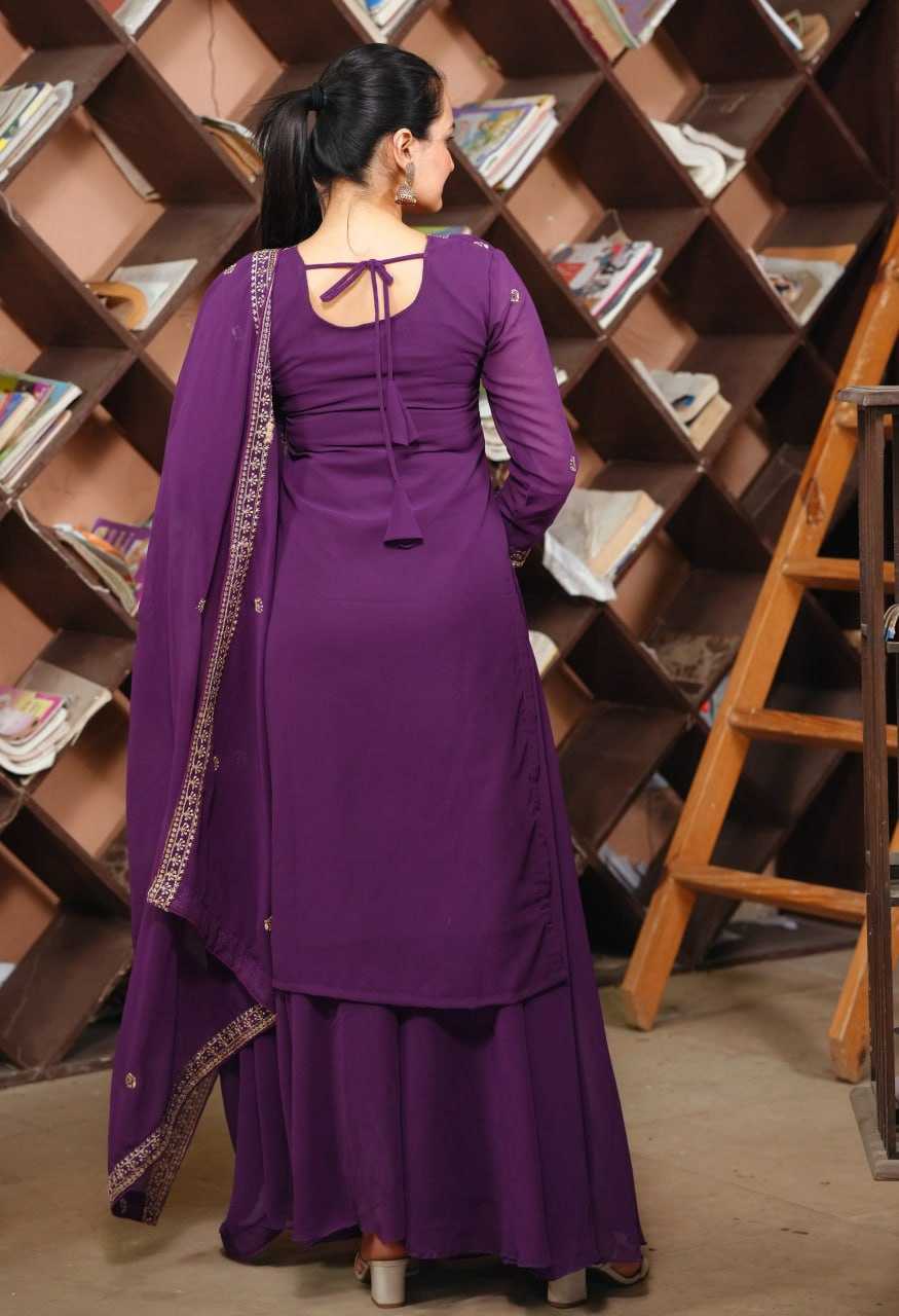 Ynf Faux Georgette RIN232 82 Suits & Dresses Wholesale Sharara Salwar Suits Designer Suits Manufacturer
