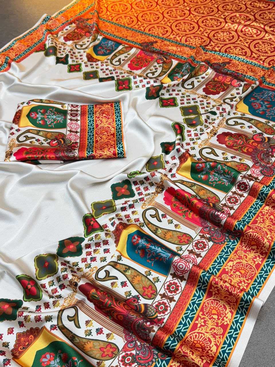 Ynf Gajji Silk KESH495 302 Sarees Wedding Collections Festive Collections Wholesale Printed Sarees Silk Sarees Sarees With Blouse Manufacturer