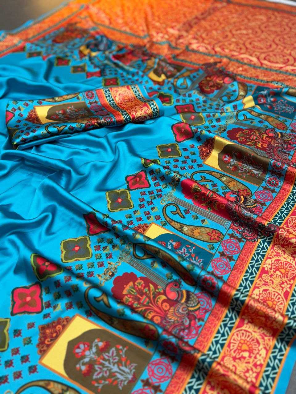 Ynf Gajji Silk KESH495 302 Sarees Wedding Collections Festive Collections Wholesale Printed Sarees Silk Sarees Sarees With Blouse Manufacturer
