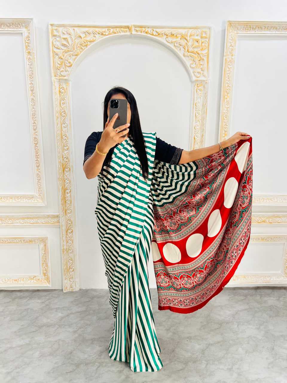 Ynf Gajji Silk RIN207 2204 Sarees Wedding Collections Festive Collections Wholesale Printed Sarees Silk Sarees Sarees With Blouse Manufacturer