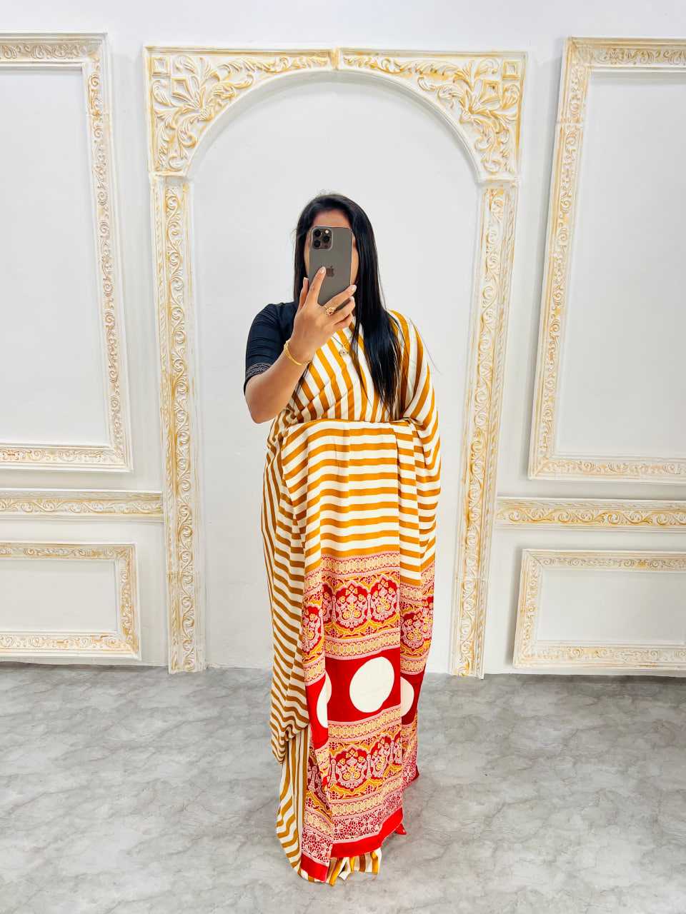 Ynf Gajji Silk RIN207 2204 Sarees Wedding Collections Festive Collections Wholesale Printed Sarees Silk Sarees Sarees With Blouse Manufacturer