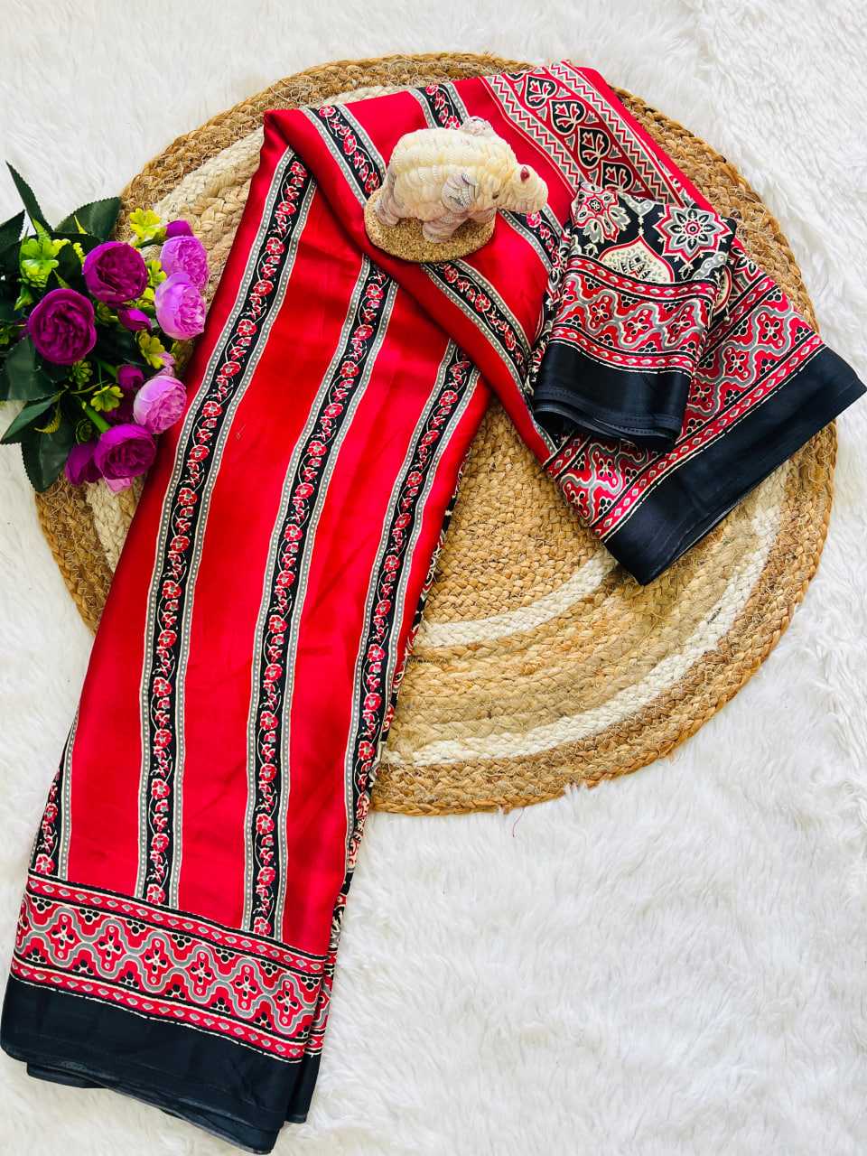 Ynf Gajji Silk RIN207 2205 Sarees Wedding Collections Festive Collections Wholesale Printed Sarees Silk Sarees Sarees With Blouse Manufacturer