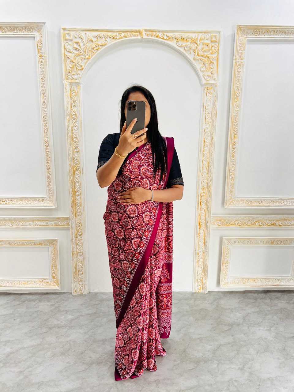Ynf Gajji Silk RIN207 2215 Sarees Silk Sarees Wedding Collections Wholesale Ajrakh Sarees Gajji Modal Sarees Crepe Silk Saree Manufacturer