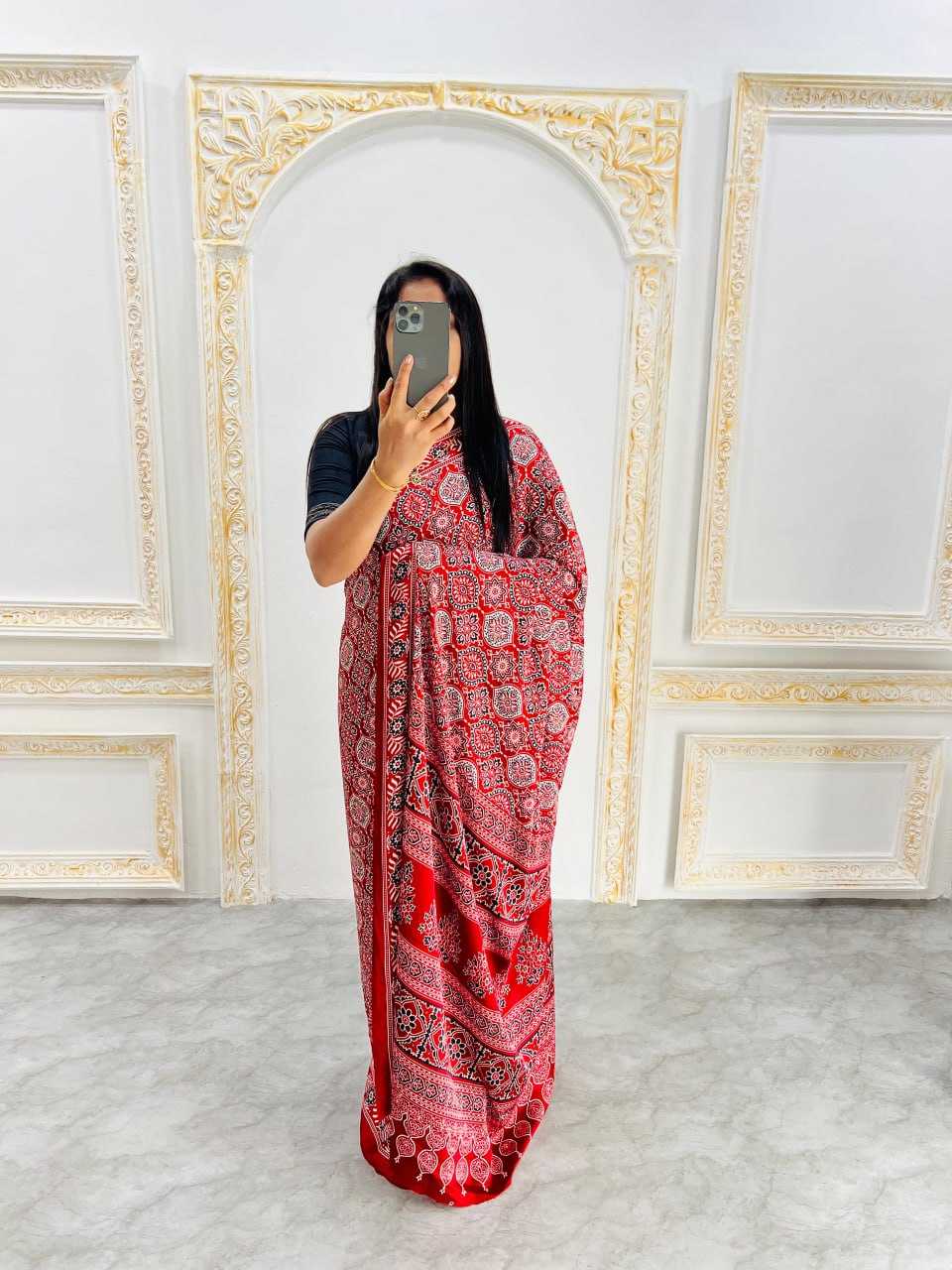 Ynf Gajji Silk RIN207 2215 Sarees Silk Sarees Wedding Collections Wholesale Ajrakh Sarees Gajji Modal Sarees Crepe Silk Saree Manufacturer