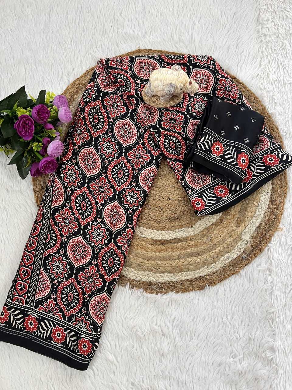 Ynf Gajji Silk RIN207 2215 Sarees Silk Sarees Wedding Collections Wholesale Ajrakh Sarees Gajji Modal Sarees Crepe Silk Saree Manufacturer