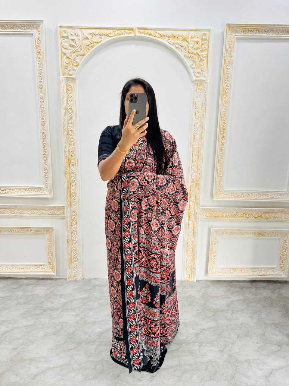 Ynf Gajji Silk RIN207 2215 Sarees Silk Sarees Wedding Collections Wholesale Ajrakh Sarees Gajji Modal Sarees Crepe Silk Saree Manufacturer
