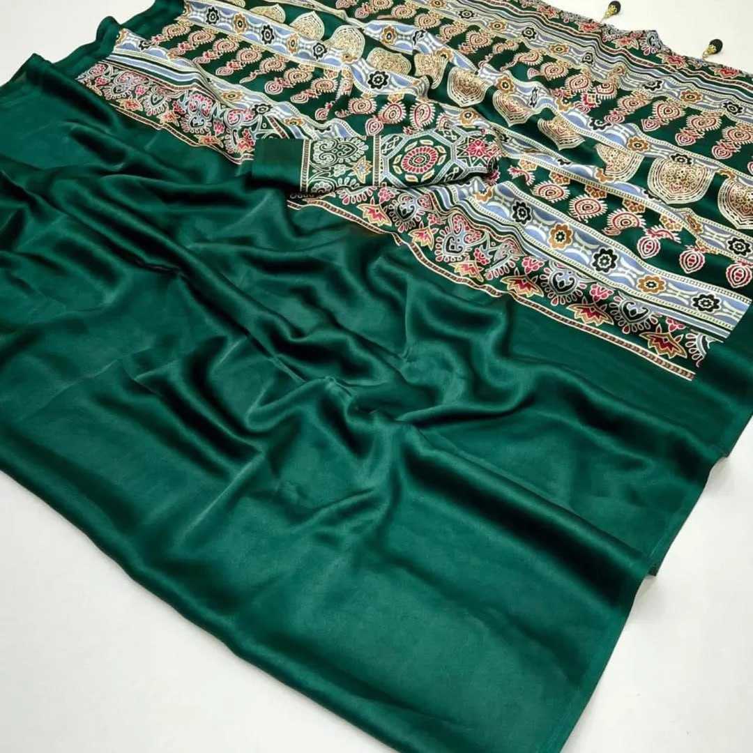 Ynf Gajji Silk RIN207 2228 Silk Sarees Wholesale Fancy Sarees Ajrakh Sarees Manufacturer