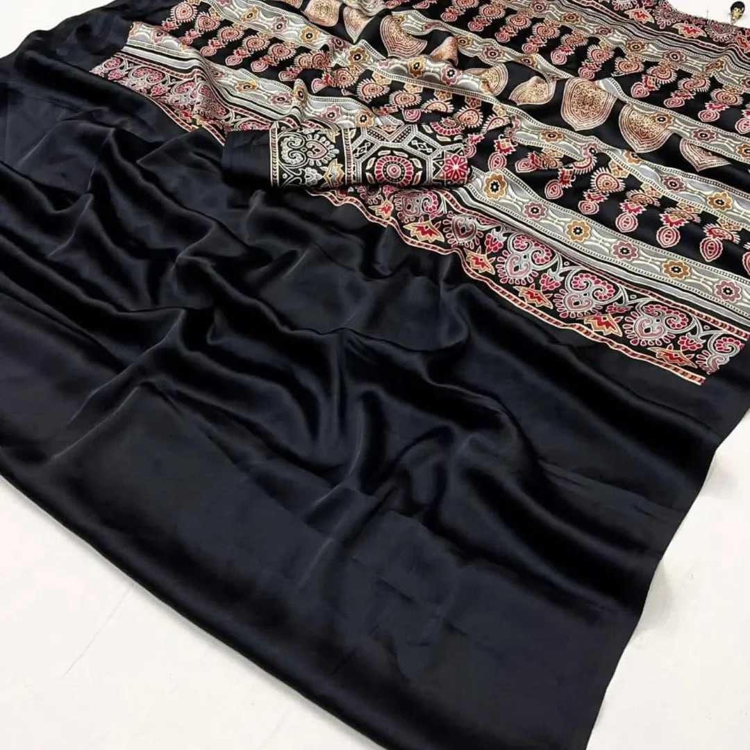 Ynf Gajji Silk RIN207 2228 Silk Sarees Wholesale Fancy Sarees Ajrakh Sarees Manufacturer
