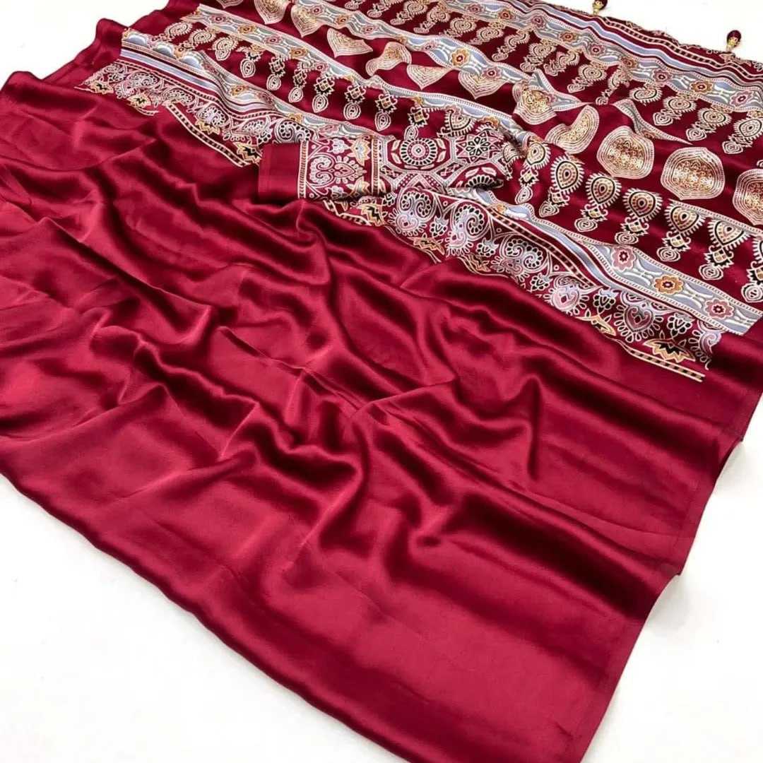 Ynf Gajji Silk RIN207 2228 Silk Sarees Wholesale Fancy Sarees Ajrakh Sarees Manufacturer
