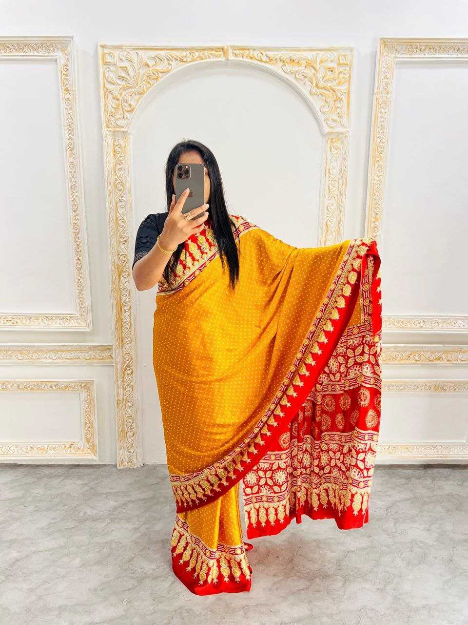 Ynf Gajji Silk RIN207 2235 Sarees Wedding Collections Festive Collections Wholesale Printed Sarees Silk Sarees Sarees With Blouse Manufacturer