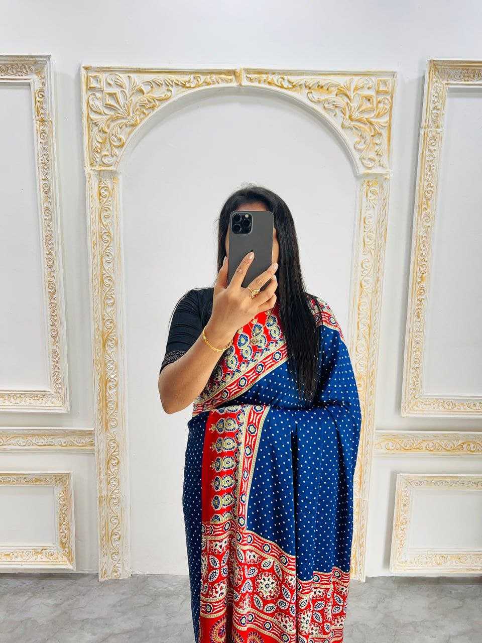 Ynf Gajji Silk RIN207 2235 Sarees Wedding Collections Festive Collections Wholesale Printed Sarees Silk Sarees Sarees With Blouse Manufacturer