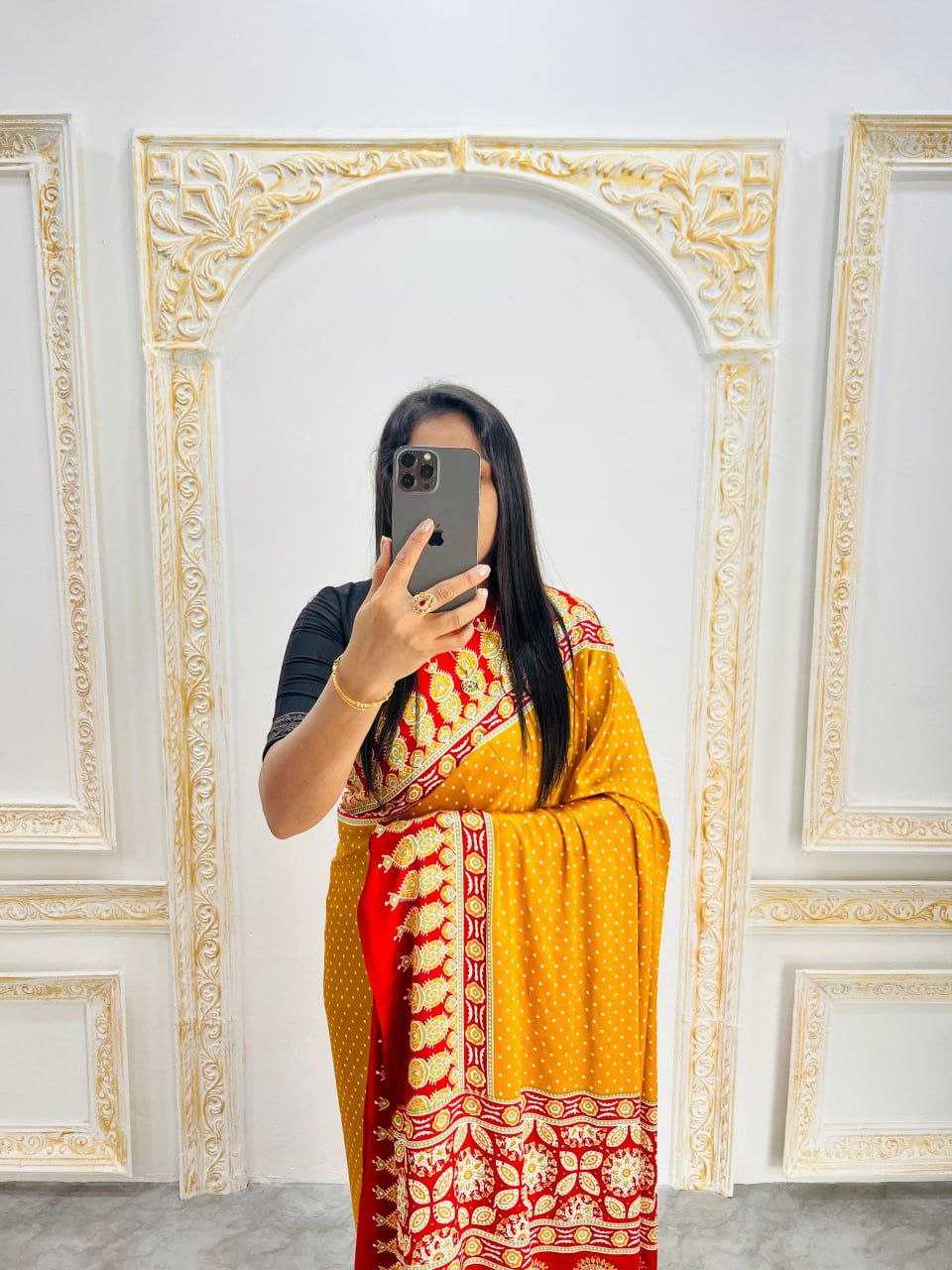 Ynf Gajji Silk RIN207 2235 Sarees Wedding Collections Festive Collections Wholesale Printed Sarees Silk Sarees Sarees With Blouse Manufacturer