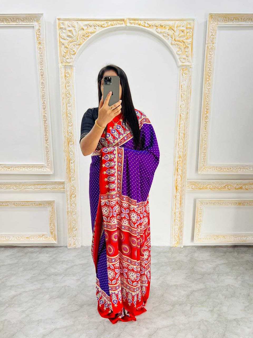 Ynf Gajji Silk RIN207 2235 Sarees Wedding Collections Festive Collections Wholesale Printed Sarees Silk Sarees Sarees With Blouse Manufacturer