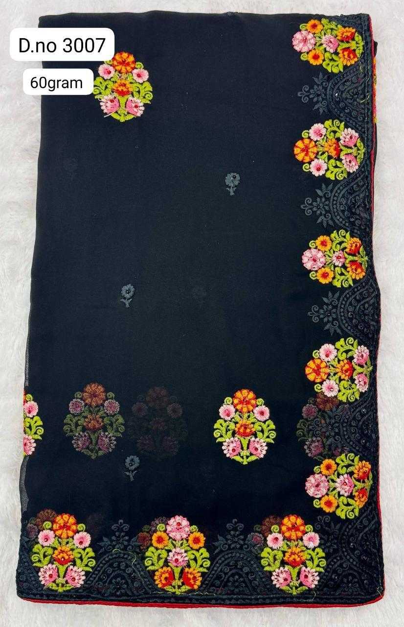 Ynf Georgette KESH114 2800 Sarees Wedding Collections Festive Collections Wholesale Georgette Sarees Embroidered Sarees Onam Collections Manufacturer