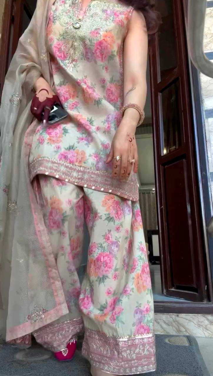 Ynf Georgette KESH141 206 Suits & Dresses Wedding Collections Festive Collections Wholesale Printed Suits Georgette Suit Wedding Outfits Manufacturer