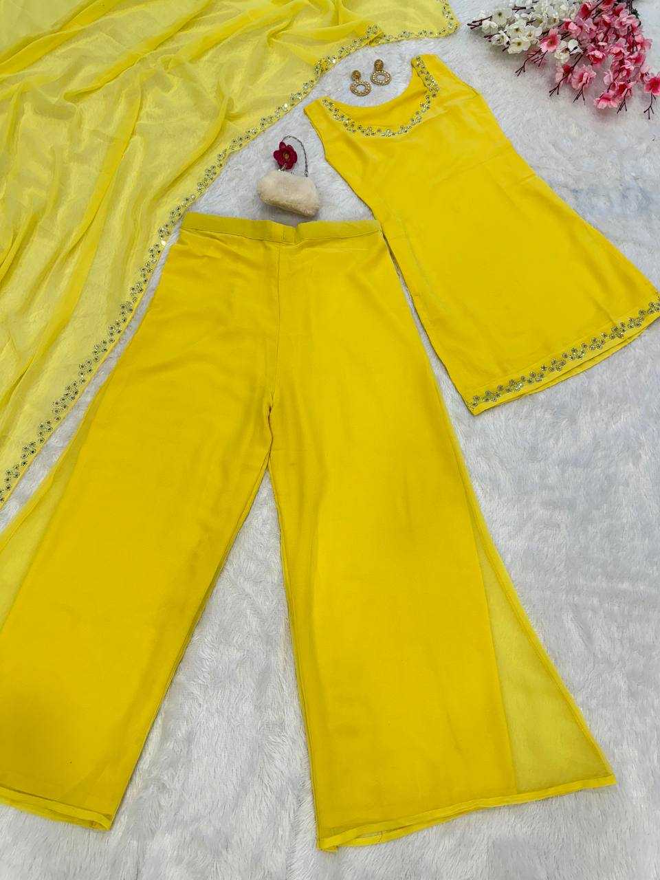 Ynf Georgette KESH154 298 Kurti Wholesale Fancy Kurti Georgette Kurti Kurti With Palazzo Manufacturer