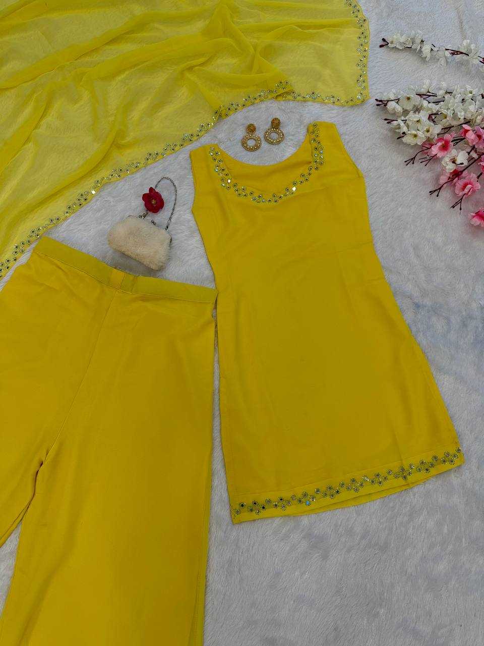 Ynf Georgette KESH154 298 Kurti Wholesale Fancy Kurti Georgette Kurti Kurti With Palazzo Manufacturer