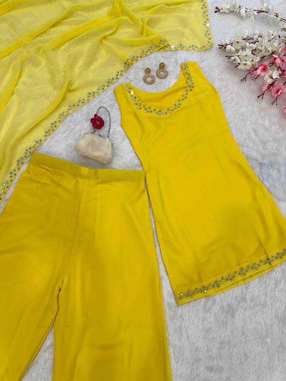 Ynf Georgette KESH154 298 Kurti Wholesale Fancy Kurti Georgette Kurti Kurti With Palazzo Manufacturer